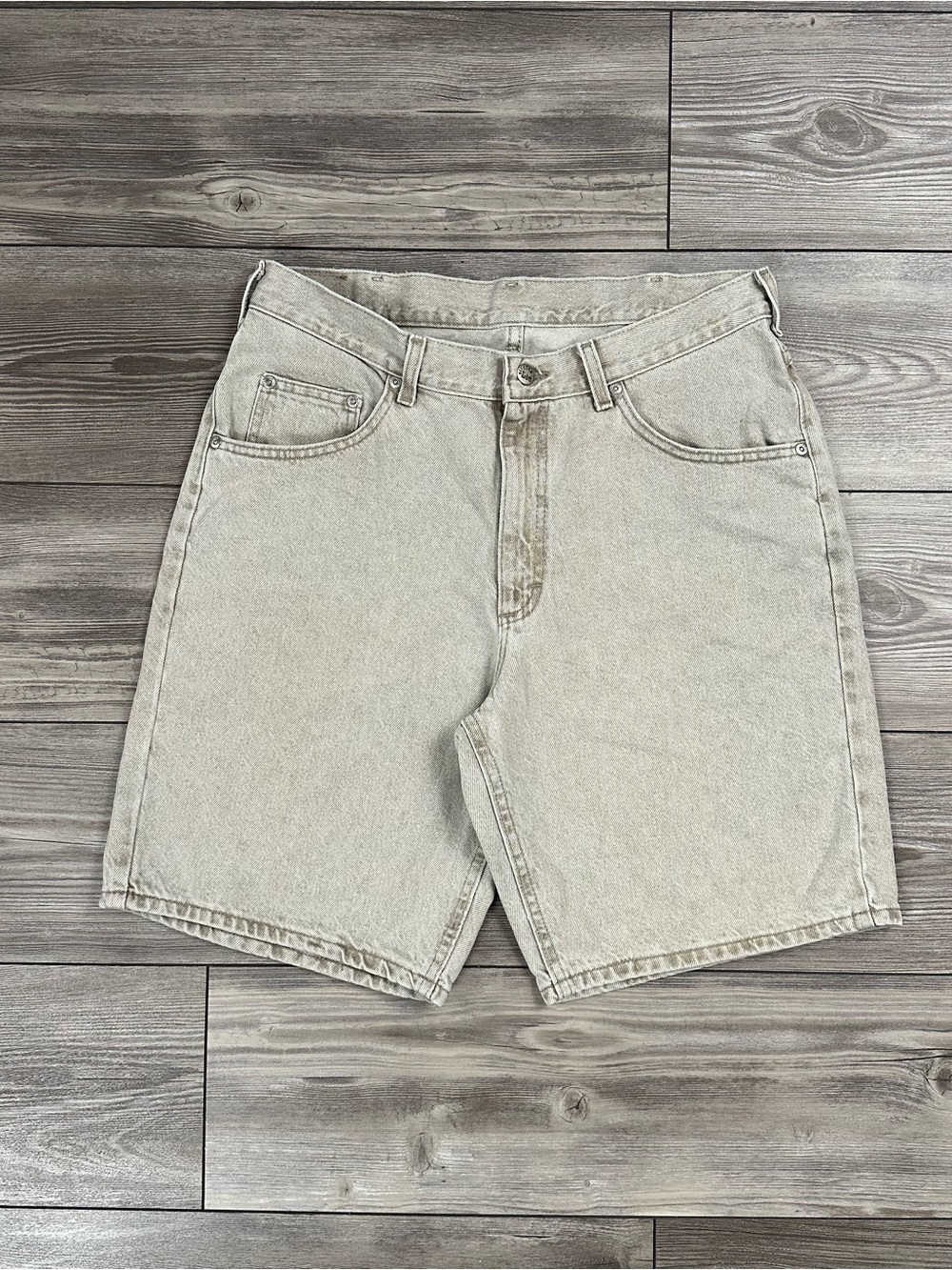 Vintage Y2K Lee Riveted Denim Shorts